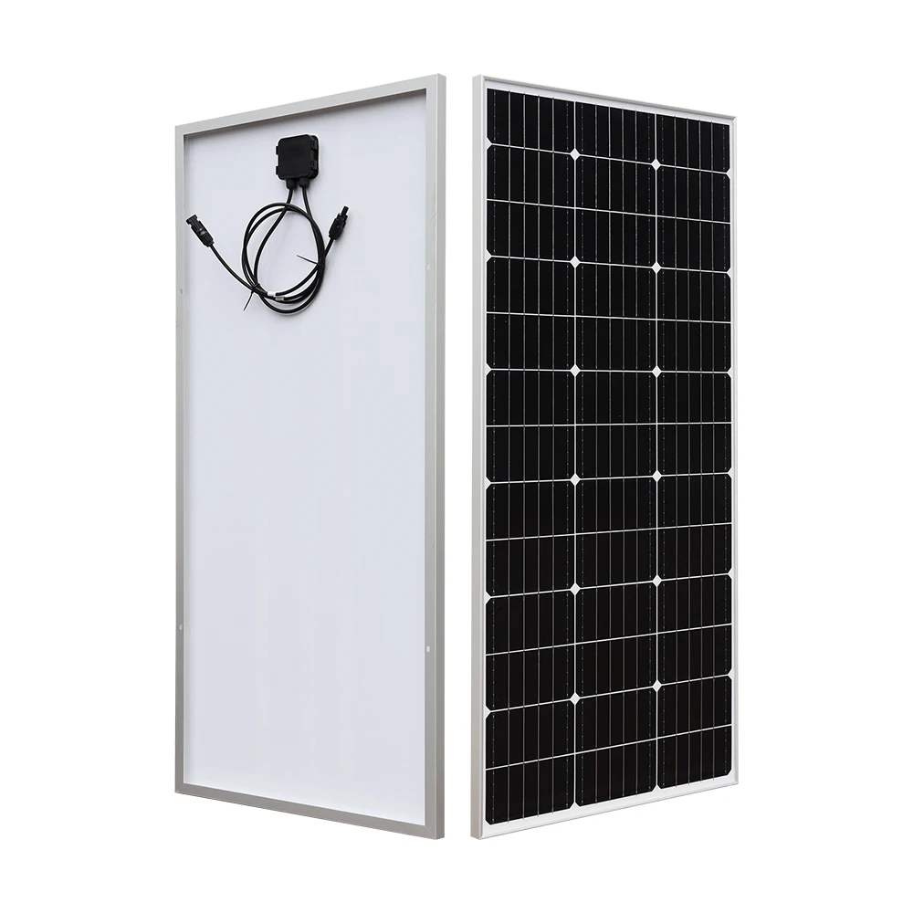 Pannello Solare 100 Watt 12 Volt Caricabatterie Modulo Fotovoltaico Ad Alta Efficienza Per Batterie Marine Da Tetto E Applicazioni Off-Gridsolar Panel
