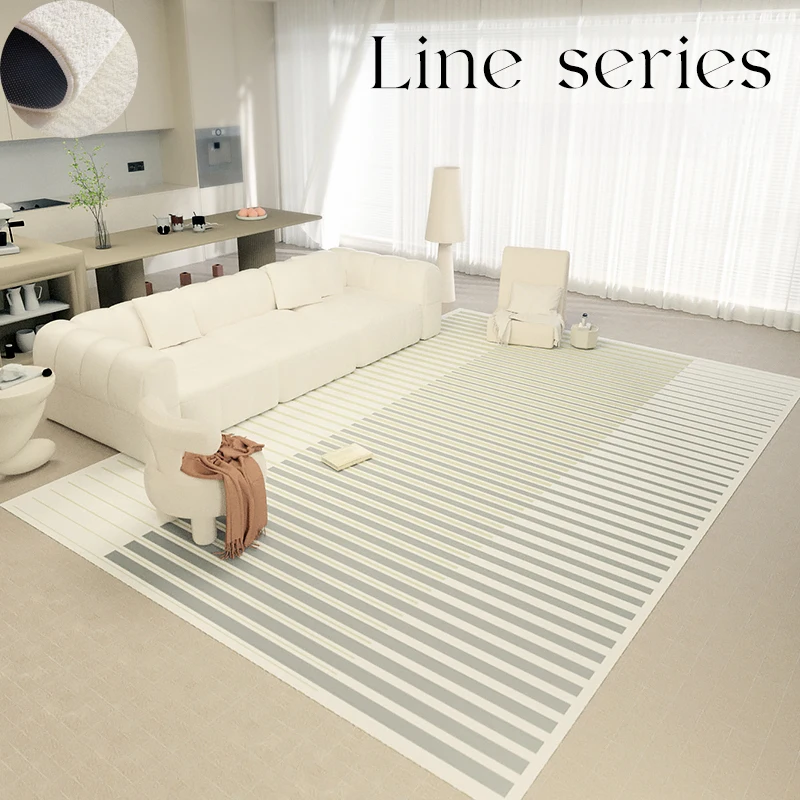 

Минималистичные Искусственные Большие современные коврики для гостиной, домашние коврики для балкона, Нескользящие коврики, ковер для туалетного столика