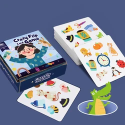 Children's Interactive Memory Matching Game - Early Educational Montessori Toy for Logical Thinking Development (Card)