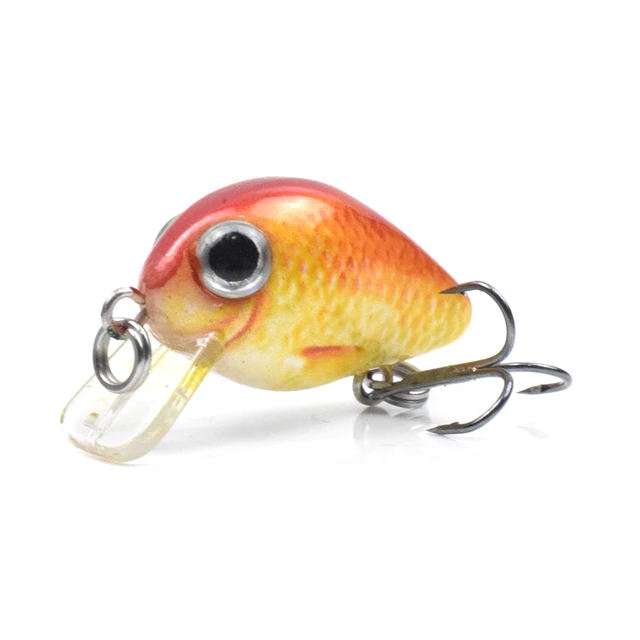 CCLTBA  Hot Sale Mini Crankbait Wobblers Floating Hard Artificial Baits Minnow for Bass Pesca Carp Perch Fishing Lures Tackle CC28-04