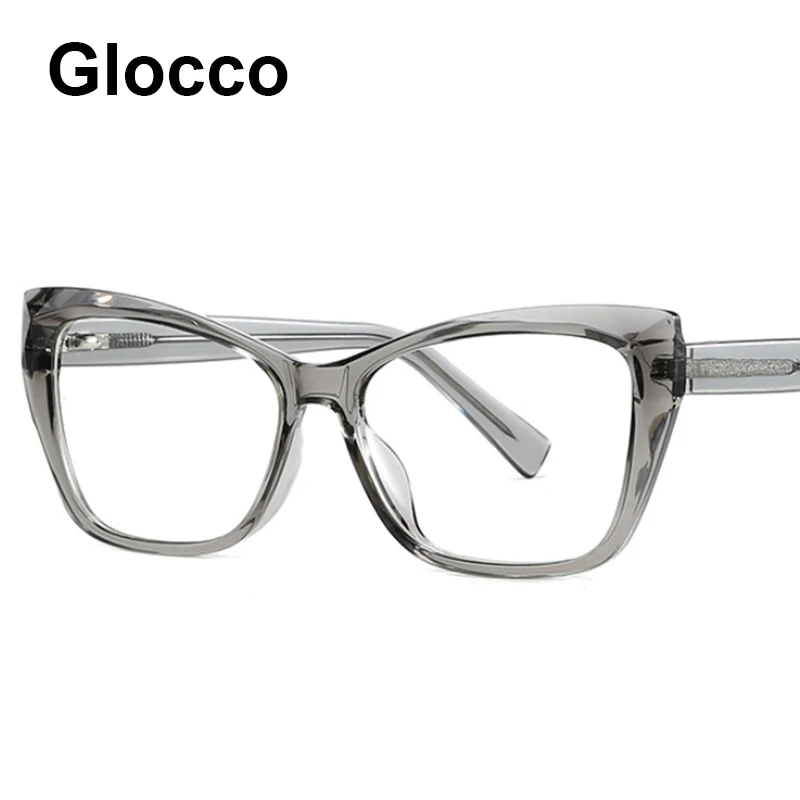 Optical Clear Reading Glasses For Vision +1 +1.5 +1.75 +2 Fashion Gray Eyeglasses Anti Blue Light Sexy Cat Eye Glasses Women 2