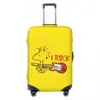 Custom Cute Cartoon Snoopy Suitcase Cover Cruise Trip Holiday Fun Luggage Case Protector 1