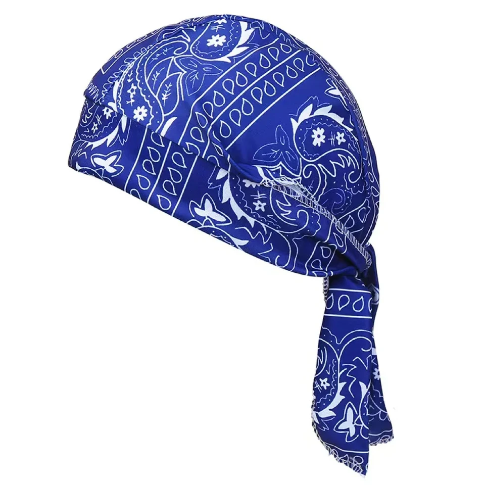 GURU SHOP Fascia Bandana Mandala In Cotone – Copricapo Unisex, Blu, Taglia Unica, Ideale Per Yoga E Sport