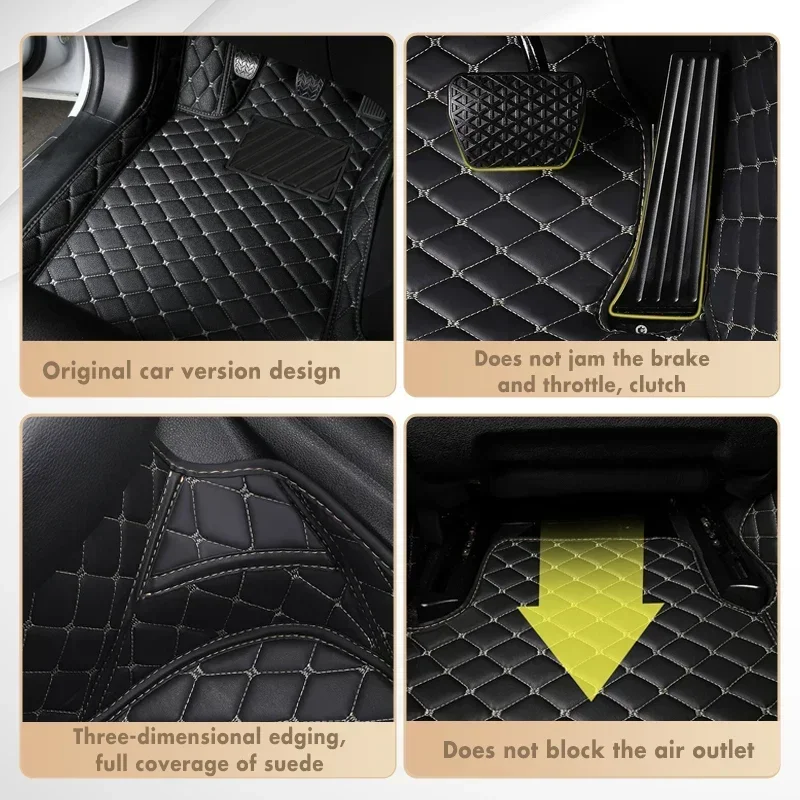 Car Floor Mats For Nissan Qashqai Auto Interior Accessories Waterproof Foot Pads Parts Decoration