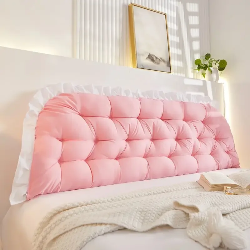 Tatami Bed Backrest Cushion Rectangular Headboard Pillow Sleeping Neck Body Pillows Large Backrest Support Bolster Room Decors 2
