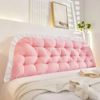 Tatami Bed Backrest Cushion Rectangular Headboard Pillow Sleeping Neck Body Pillows Large Backrest Support Bolster Room Decors 2