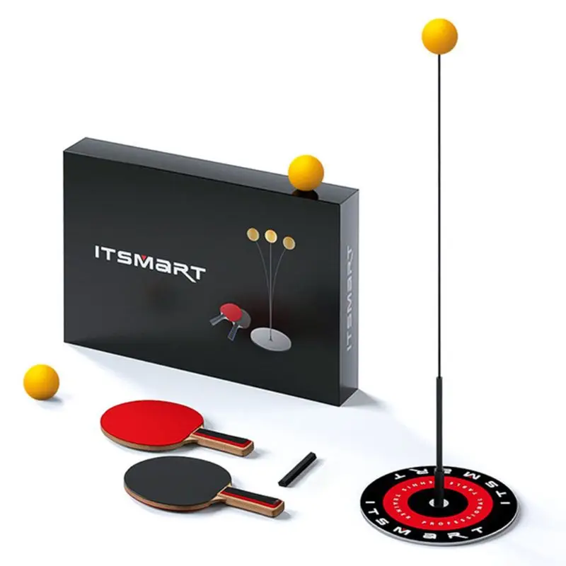

B2EB Elastic Soft Shaft Table Tennis Trainer Toys Set Suitable for Public Training