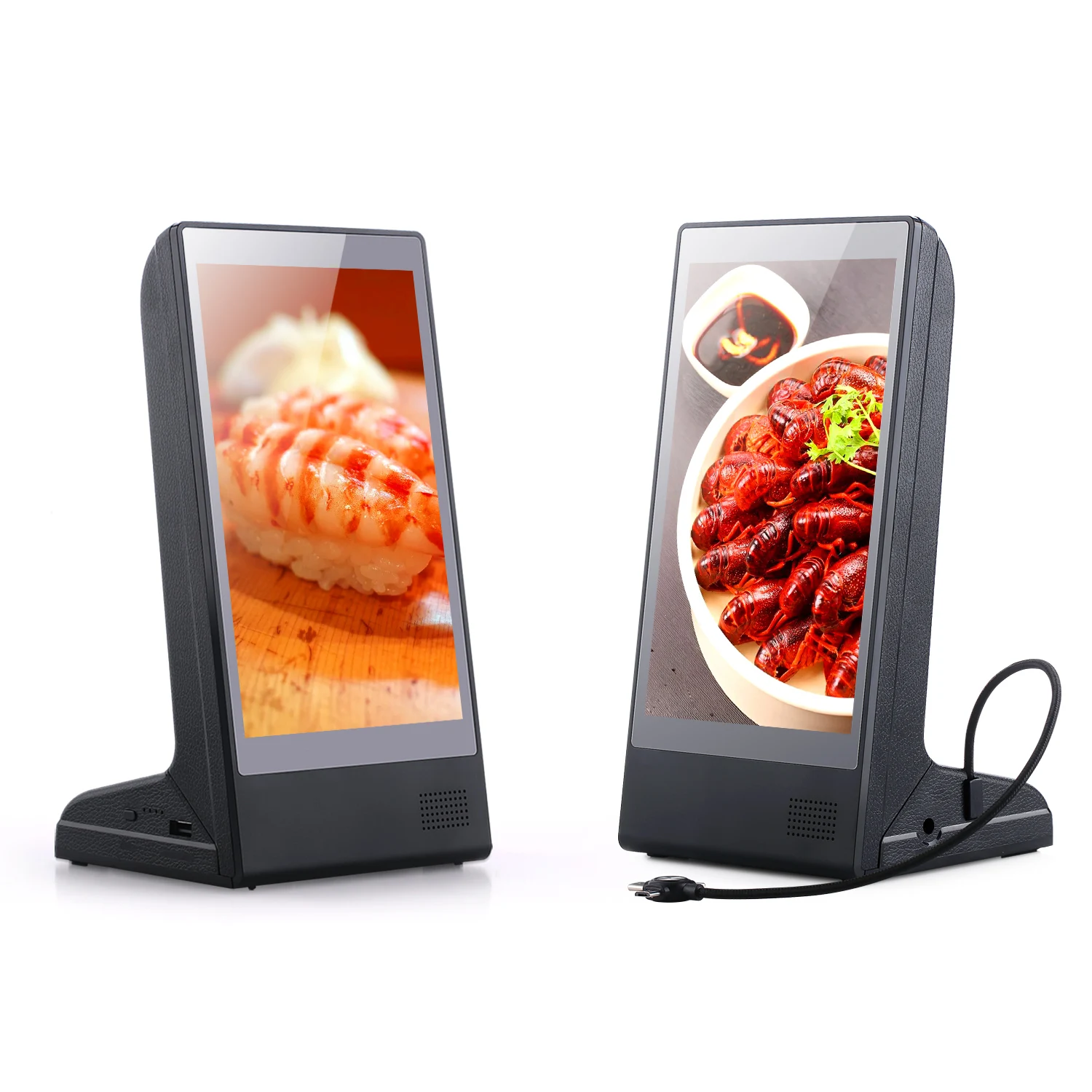 

Portable Wireless Video Digital Menu Display Restaurant Menu Power Bank Table Advertising Player Power bank