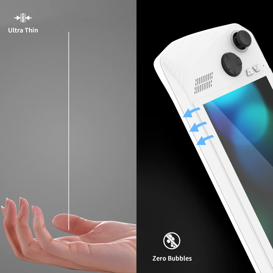 Pellicola Vetro Opaca Brotect Per ASUS ROG Ally - Anti-riflesso, Durezza 9H - Foto 11