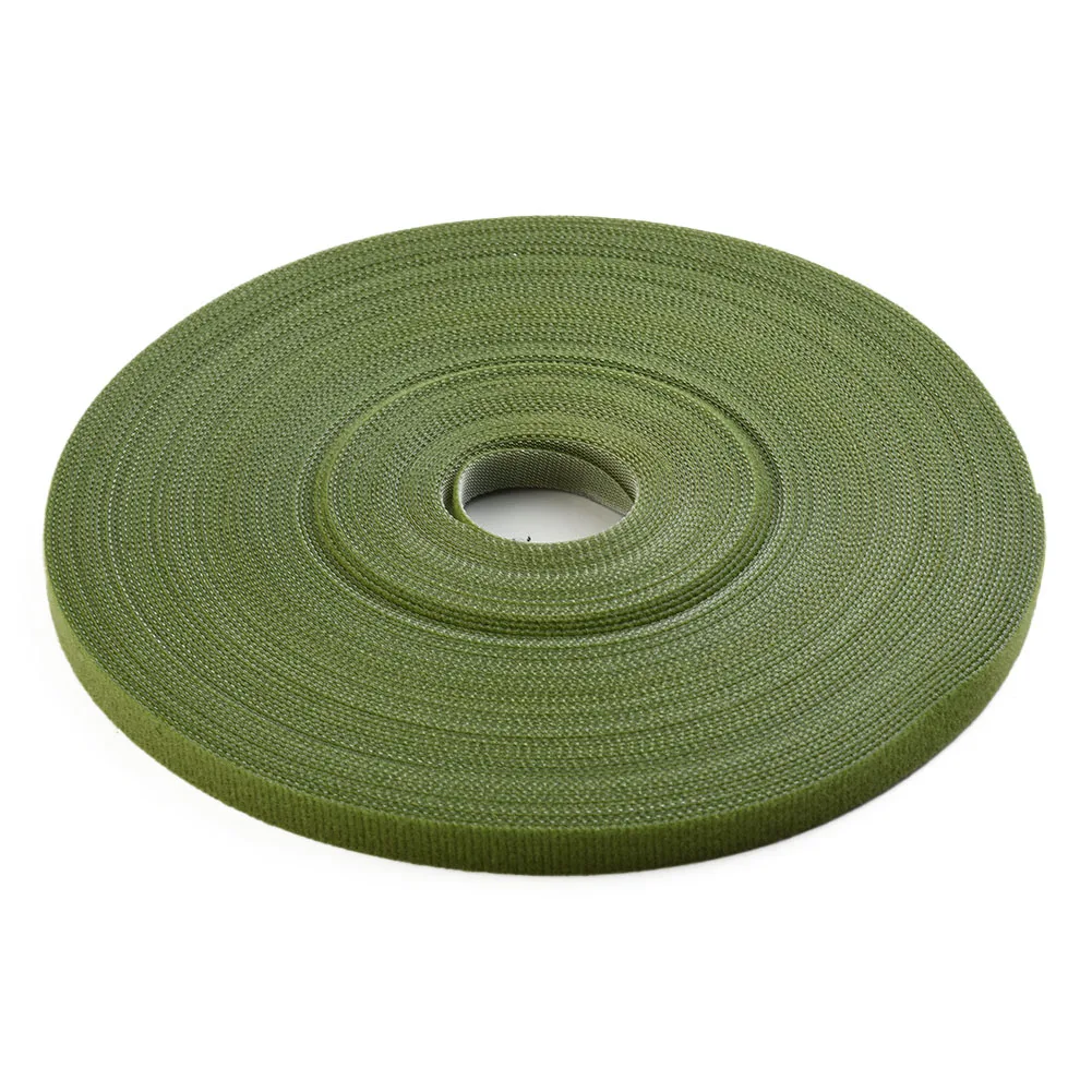 

25M Plant Tie 10mm Plant Tape Resealable Cable Tie Supports Bamboo Cane Wrap Green Garden Twine Nylon Organizer