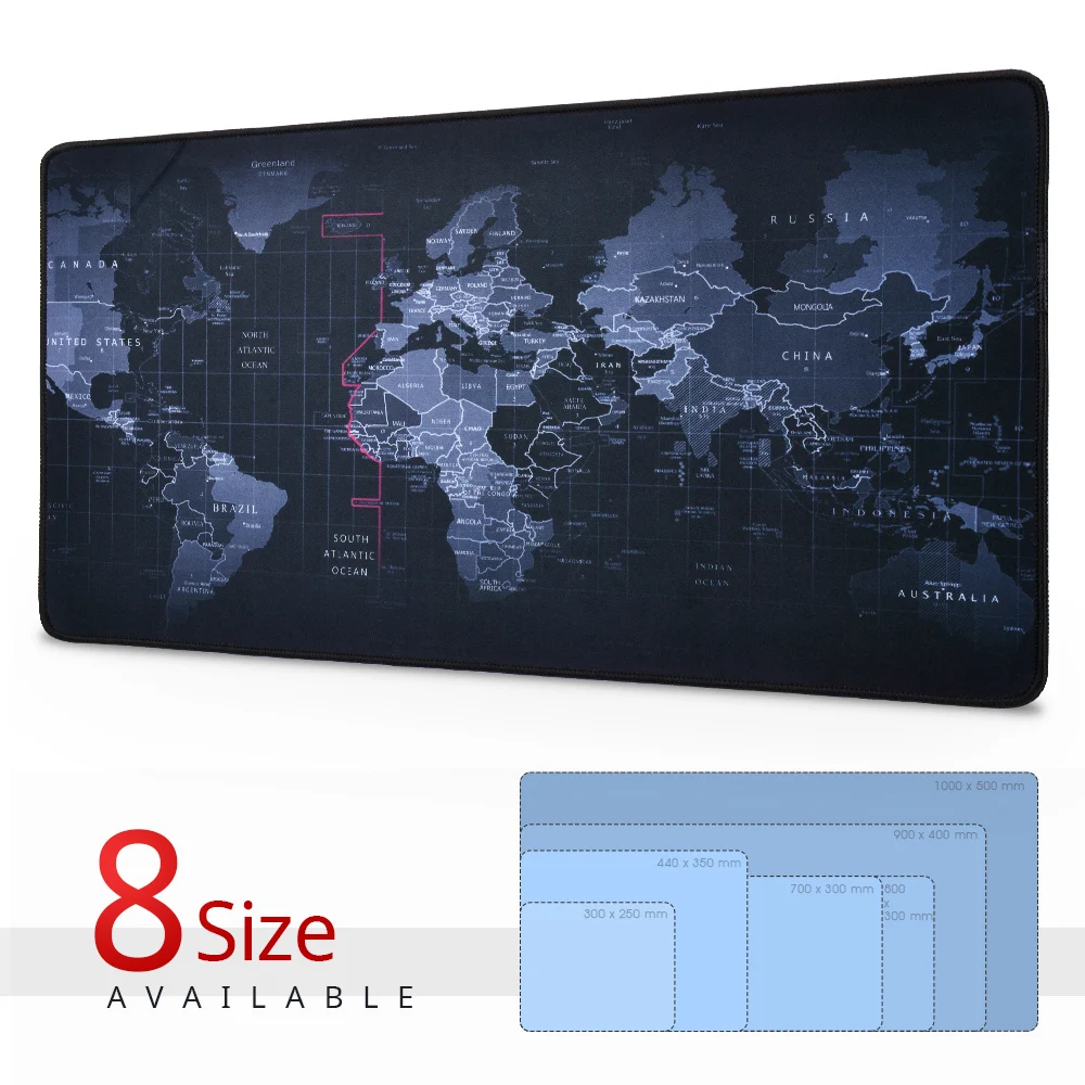 Ancient Speed Locking Edge Natural Rubber Mouse Pad Waterproof Game Desk Keyboard Mat For Warcraft