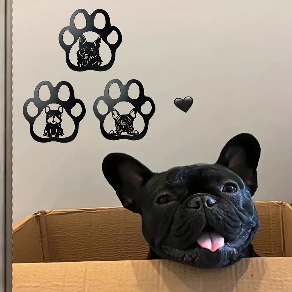 

CIFBUY Decoration Paw Wall Decor for Living Room Dog Wall Hanging Art Decor Bathroom Decoration for Home Decor French Bulldog or