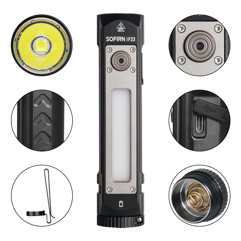 Mini Rechargeable Flashlight, Loodlight Spotlight