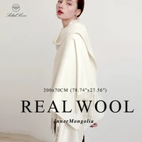Women Scarf Winter Wool Shawl  White Shawl Thickened Big size long Scarf 100% Wool scarf for Lades 2021 New Hot Sell Fashion 1