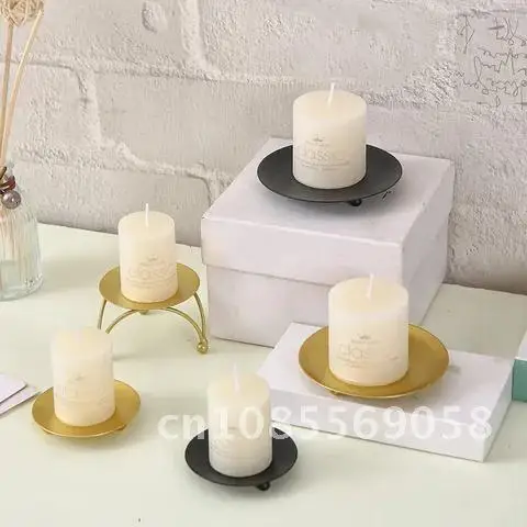 

Iron Candle Holders Modern Wedding Candlestick Tea Light Holder Vintage Candle Tray Desktop Home Decor Home Decoration