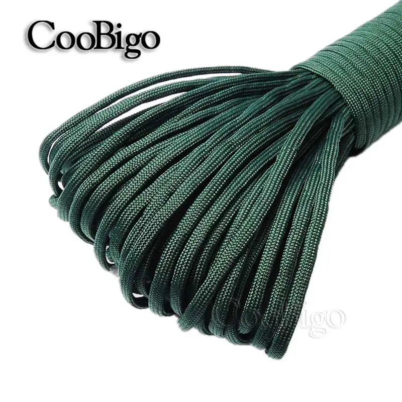 Durable 4mm Solid Color Parachute Cord for DIY Craft and Bracelet Making