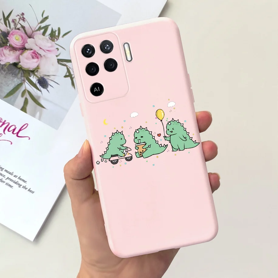 Cute Duck Dinosaur Slim Matte Phone Cover Case