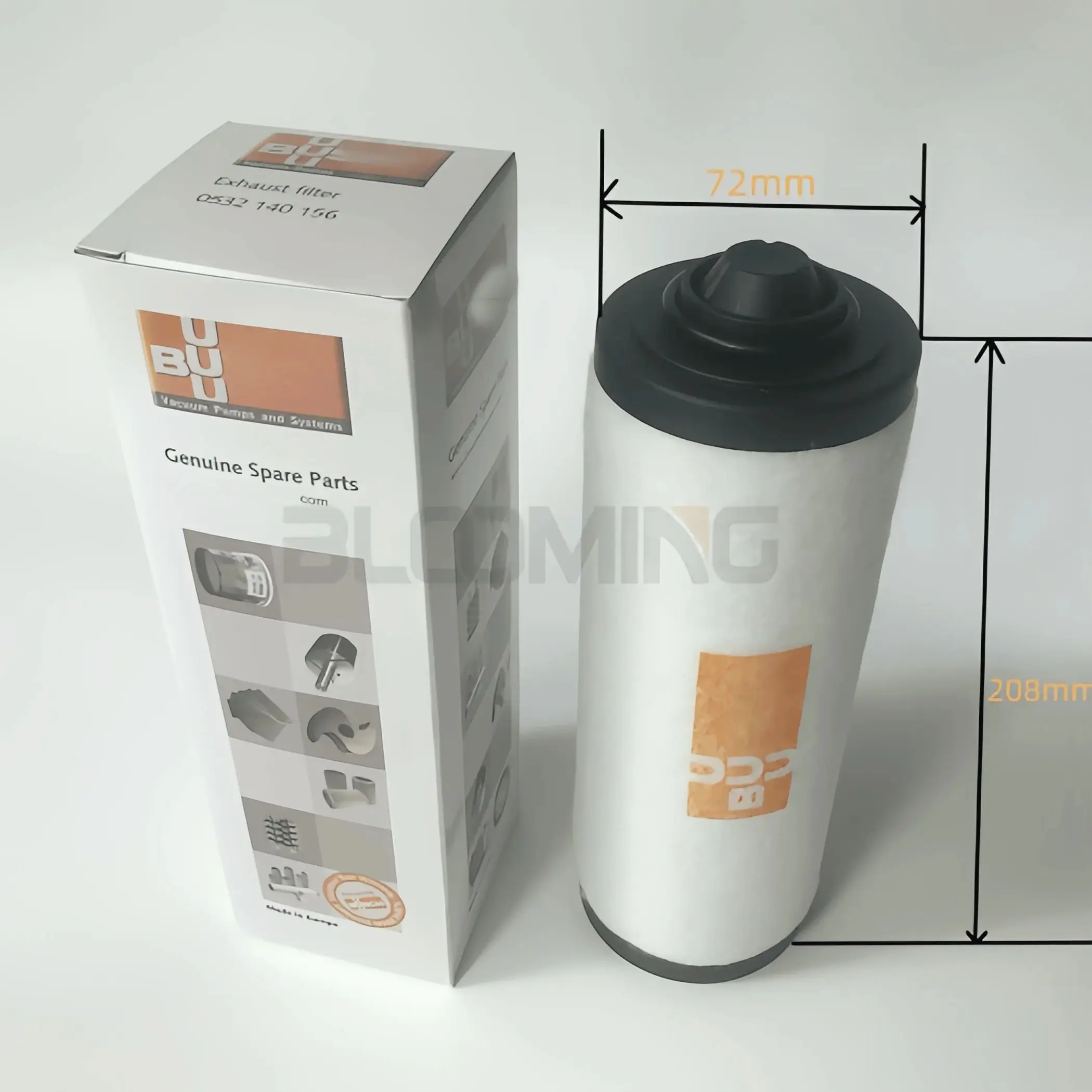 Kostenloser Versand 0532140156 V532140157 Original Ersatzteile Öl Abluft Filter Flüssigkeit Ring Vakuumpumpe Zubehör – Detail 2