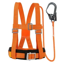 Five-Point Safety Belt Aerial Worker Outdoor Construction Protection Waist Belts Safety Electrician Belt Rescue Survival Rope
