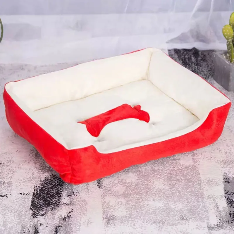 thumbnail image 1 of Cojín para cama para perros, sofá para dormir, cama para gatos, cama redonda para cachorros, cama cálida, cama suave y larga de felpa para perros pequeños, nido para gatos, 1 of 4