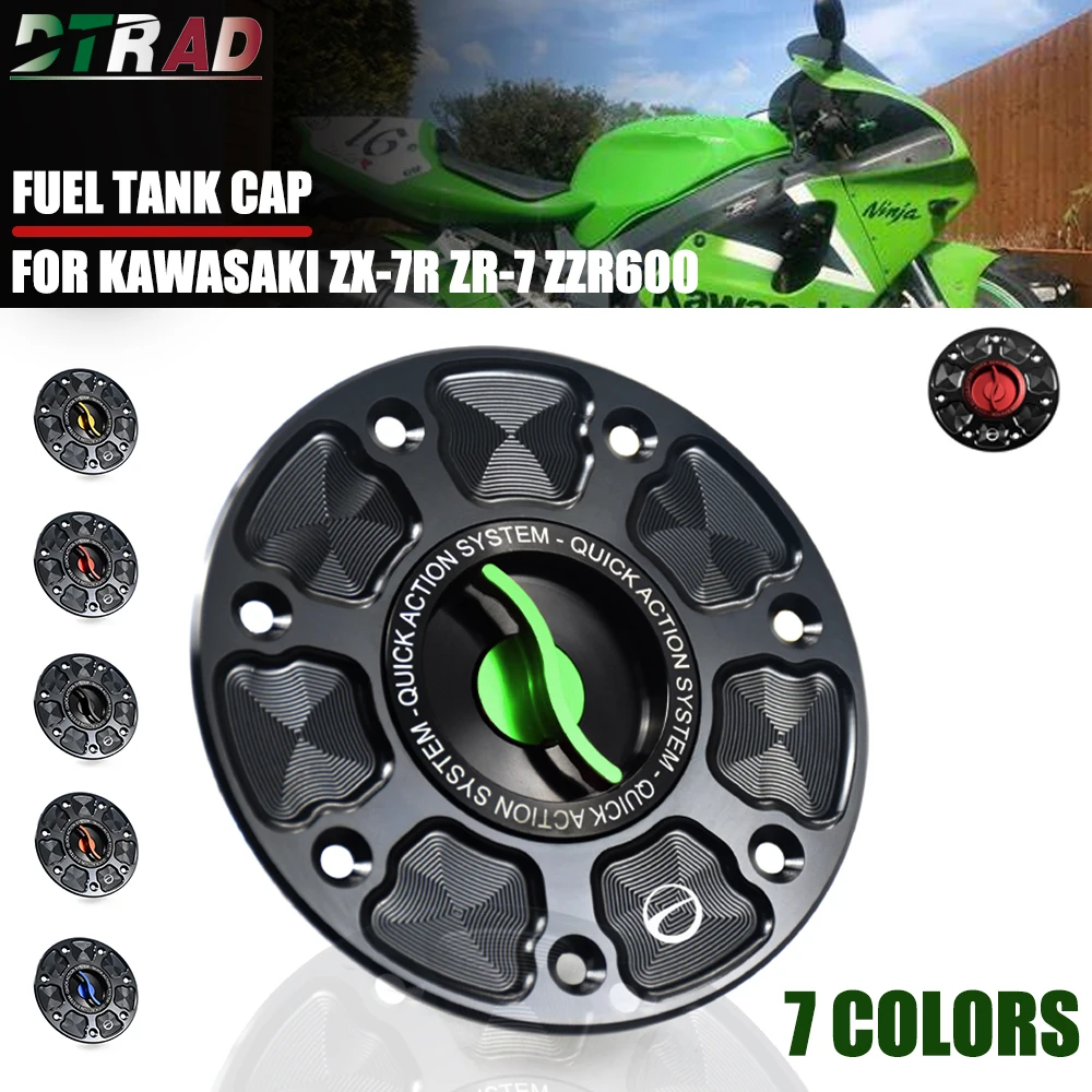 MotorcycleQuickReleaseKeylessFuelCapFrontGasTankCoverFor