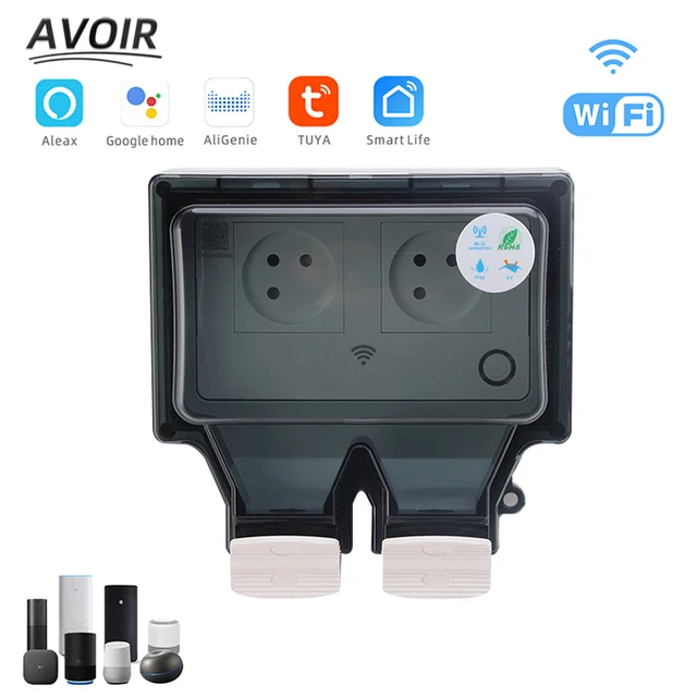 Dual-outlets Smart Plug Outdoor Waterproof – AvatarControls