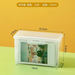 Transparent Photocard Holder Album - Small Card Collection Organizer Box (1pcs)