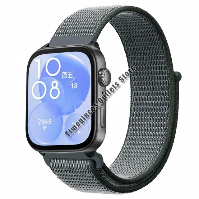 Breathable Nylon Loop Strap: Sport Replacement Wristband for Watch Fit Accessories