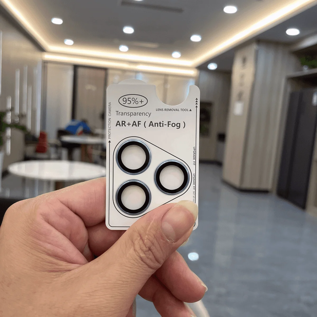 Premium Camera Lens Ring Glass Screen Protector, Tempered Glass, 2-3 Piece Set
