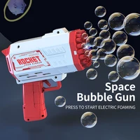 40 Hole Bubble Gun Outdoor Wedding Automatic Continuous Bubble Production Children's Gift (Excluding Bubble Liquid and Battery) 2