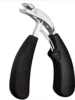 2 pieces of professional high-grade curved large open nail shears splash-resistant, stainless steel blade thick nails and toenai 6