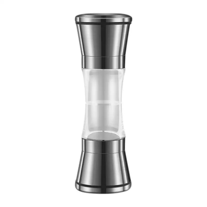 

Salt And Pepper Grinder Refillable Mill 2 In 1 Adjustable Coarse Salt And Pepper Mills Stainless Steel Mills Grinding Spices