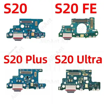Dock USB Charger Board Connector Charging Port Flex Cable For Samsung Galaxy S20 Ultra Plus FE S20 G780F G781B G988B G986B G981B