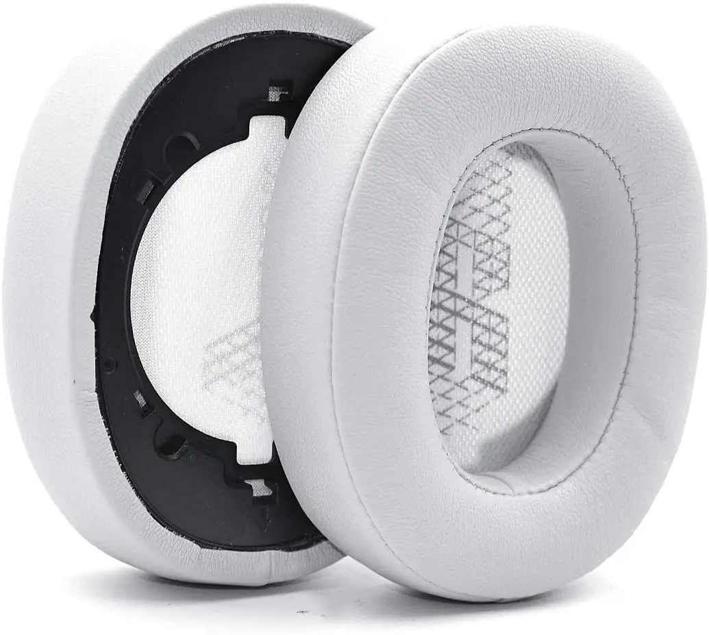 For JBL Live 500 BT Earpads Ear Cushion Replacement Protein Leather Memory Foam Ear Pads Compatible with JBL Live 500BT Wireless