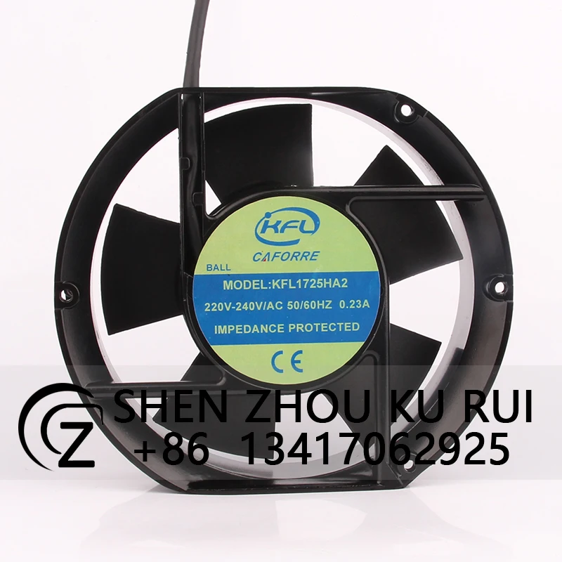 

KFL1725HA2 Case Fan for KFL AC220V 0.23A 172x150x51mm 17CM 17251 Silent Fan Heat Dissipation and Ventilation Brushless