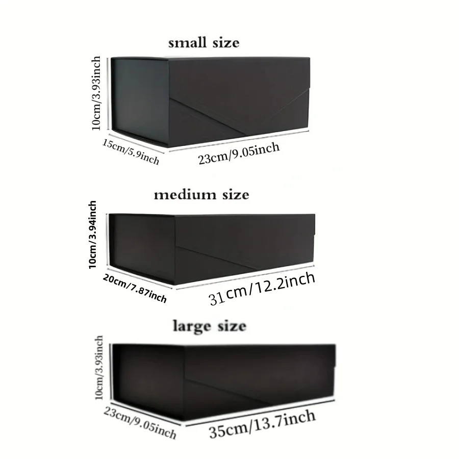 2PCS Exquisite Flip-top Magnetic Paper Boxes, Large Capacity Universal Packaging Box fo... - SKU FMPB0859 - UGI Packaging