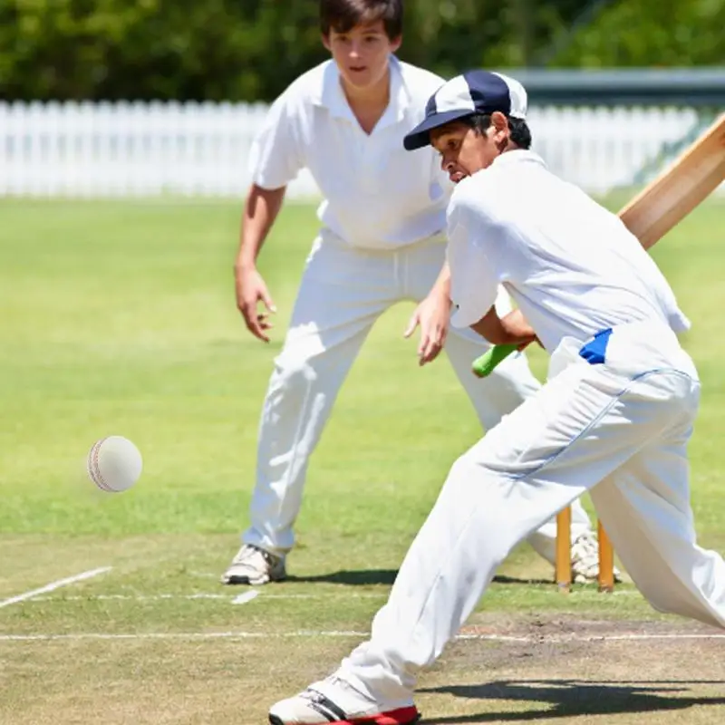 Cricket Ball 3pcs Sports Cricket Ball PU Training Balls Sports Wind Swinging Bouncing Cricket Balls For Practice Portable Training