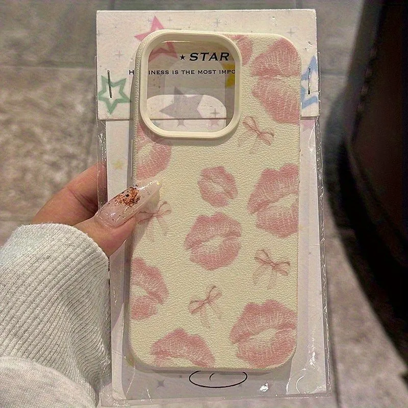 Full Screen Lichee Leather Pattern Shockproof Phone Case