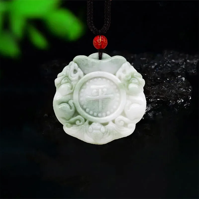 

Jade Pixiu Pendant Charms Amulet Jewelry Necklace Necklaces Chinese Amulets Man Designer Men Natural Carved Luxury Green