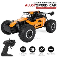 2024 NEW 1:16/1:20 2.4G Model RC Car With LED Light 2WD Off-road Remote Control Climbing Vehicle Outdoor Cars Toy Gifts for Kids 1