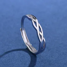 

S925 Sterling Silver Shell Couple Rings A Pair of Korean Simple Rings Engagement Rings for Women Wedding Rings Fine Jewelry