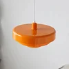 Creative Retro Orange Pendant Lamp Dining Room Restaurant Home Decor LED Ceiling Chandelier Lighting for Cafe Bar Hanging Lights 5