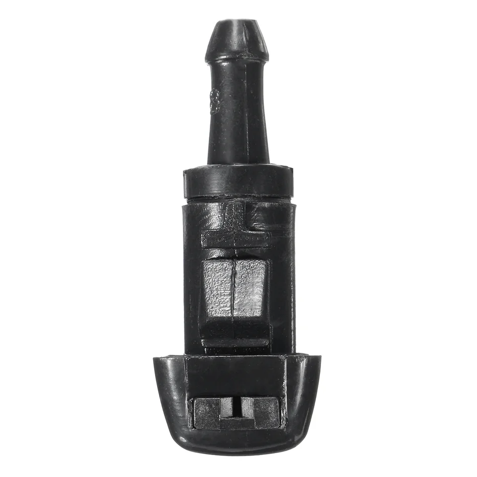 Kit Di 2 Ugelli Lavavetri Per Parabrezza Dodge Caliber 2007-2012 – Ricambio In Plastica ABS Nero, Facile Da Montare