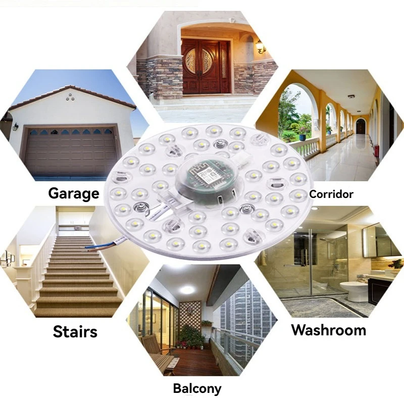 Light Module LED Round Design for Living Room Kitchen Bedroom Reception Hall Lighting Fixtures LED Panel Lights led light led panel