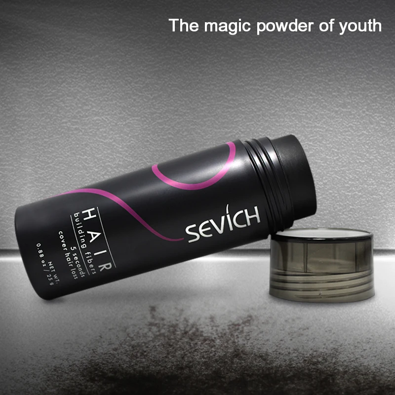 sevich Hair Building Fibers Keratin Thicker Anti Hair Loss Products Concealer Refill Thickening Fiber Powders Growth 25g hair building powder hair building fibers