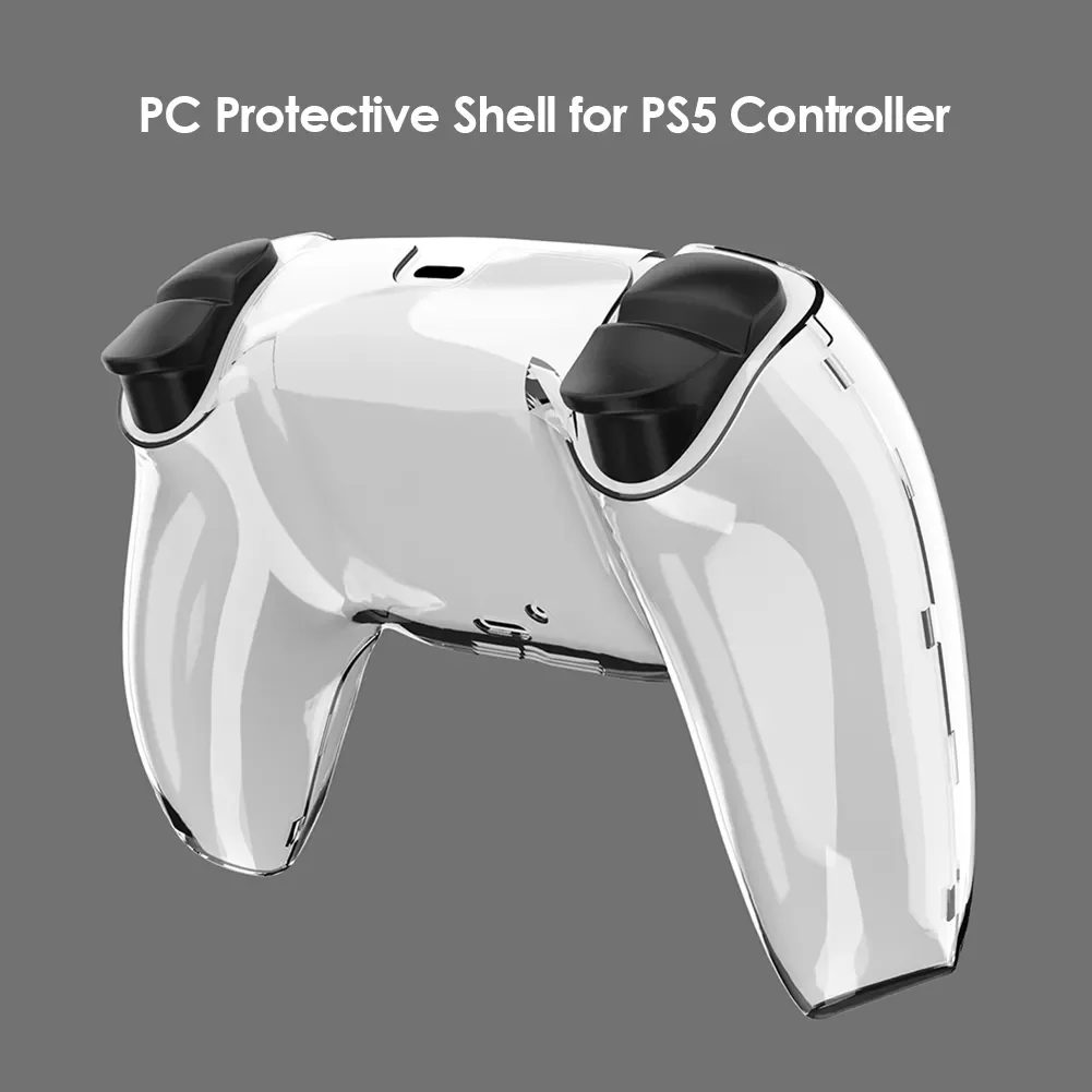 Ultra Slim Transparent Protector Case for PS5 DualSense Controller
