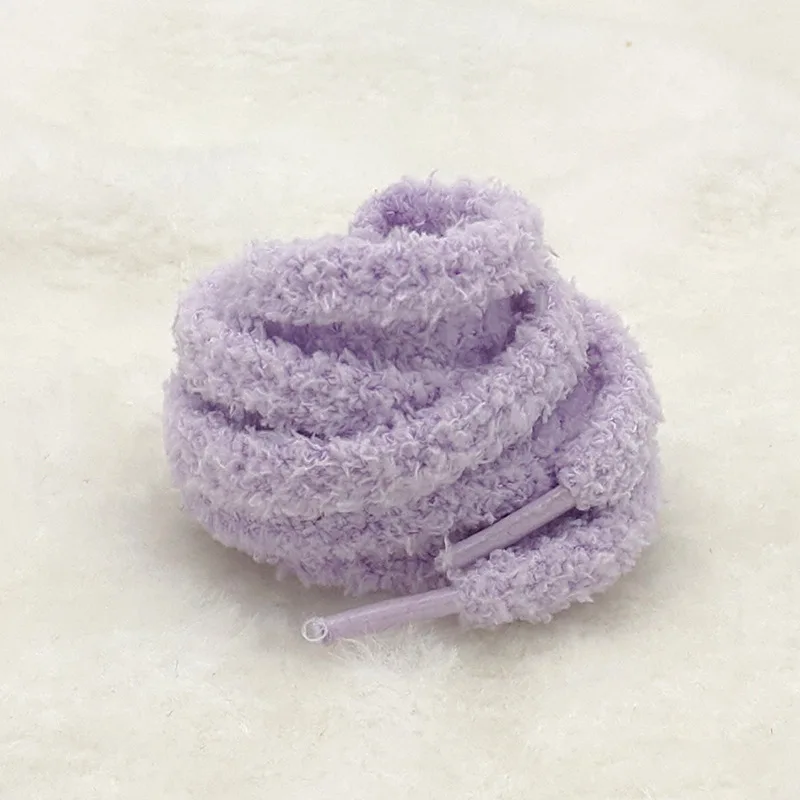 Plush Winter Caterpillar Trend Casual Sport Shoelaces