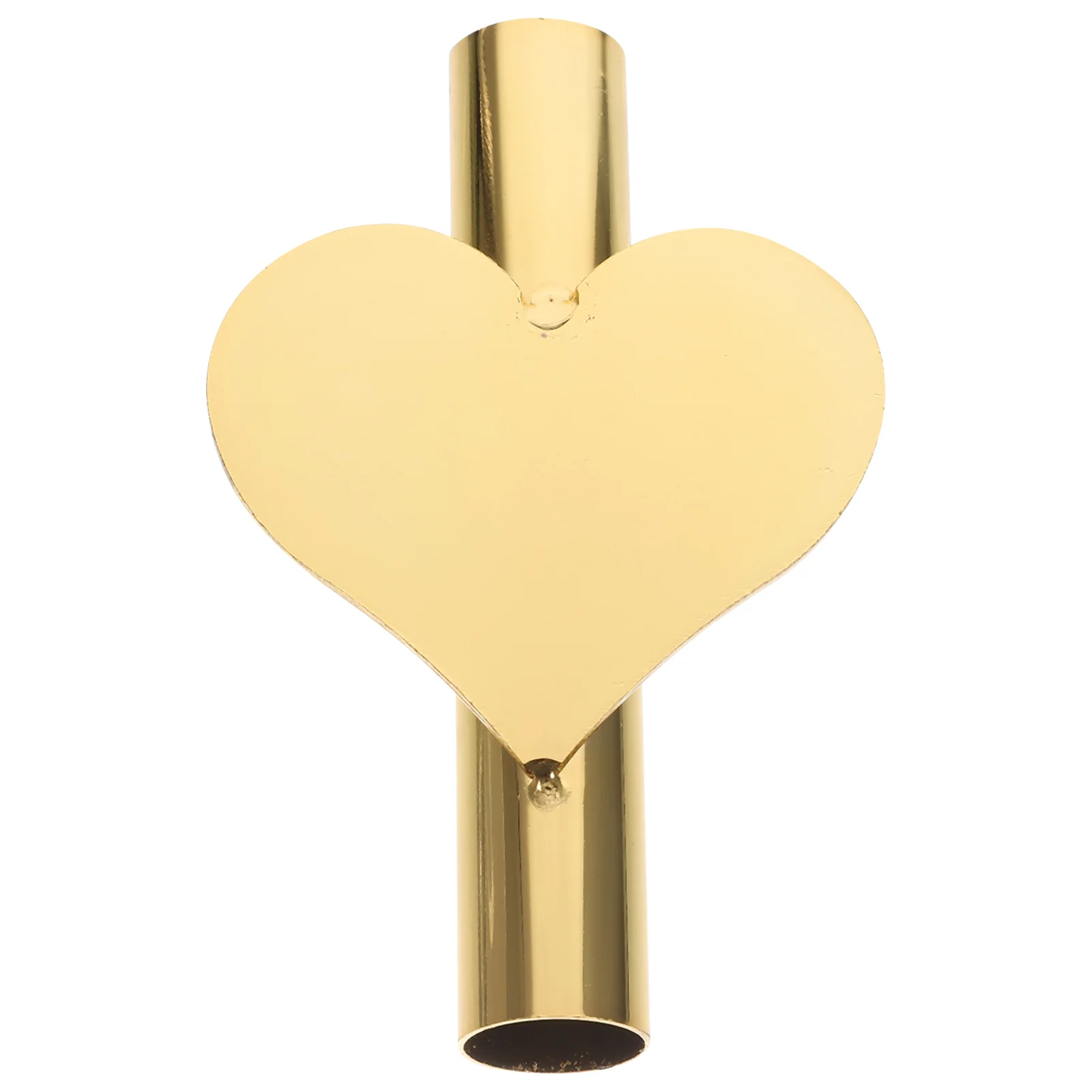 Holder for Cemetery Wall Vase Decorations Hanging Planter Metal Vases Heart Shaped Golden 4