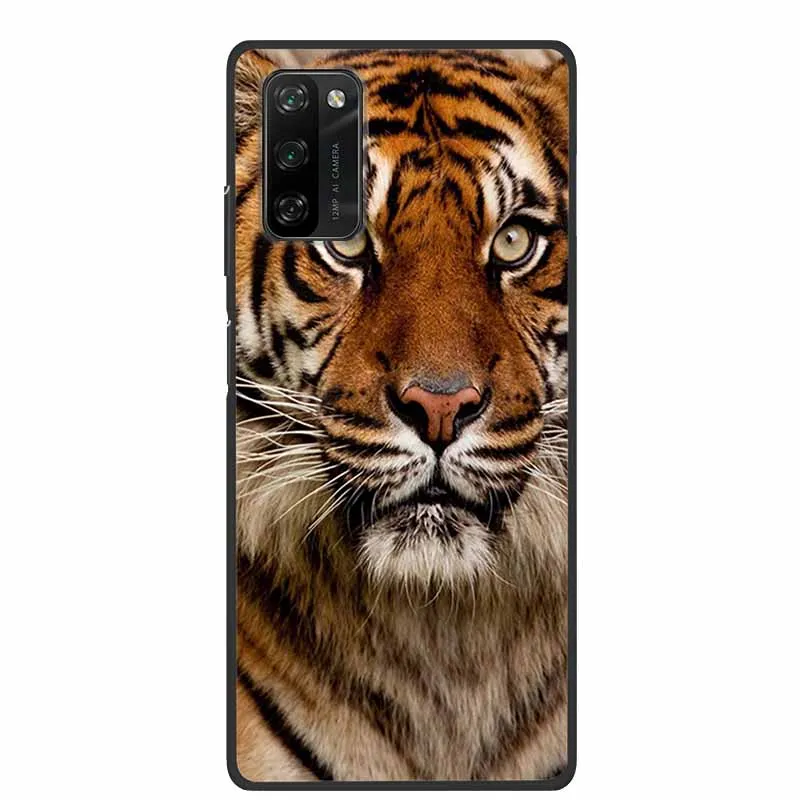 Stylish Black Silicone Phone Case - 6.67 Fashion Soft Back Cover
