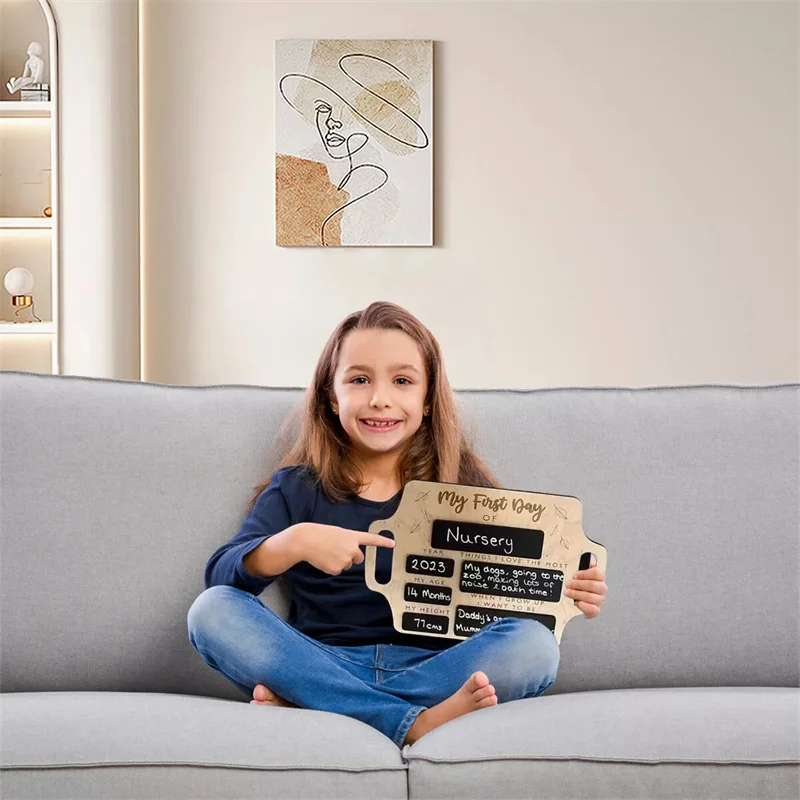 First Day Of School Sign Portable Hang Back School Blackboard Sign Personalized First Day Of Chalk Board Photo Prop Wooden Blackboard Wooden Chalkboard